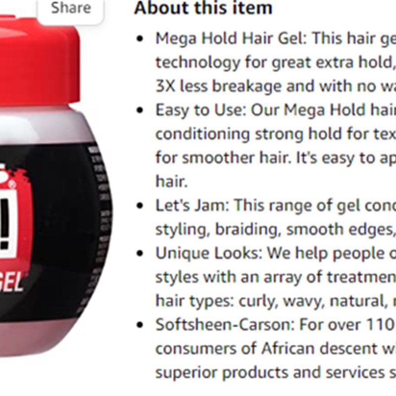 Lets Jam Nourishing Shining Conditioning Protein Shine Gel