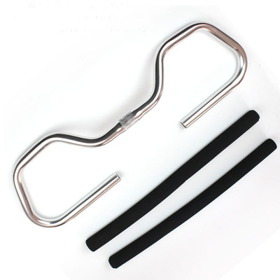 新款蝴蝶把 旅行车把 配把立处25.4*580宽 大弯蝴蝶把 自行车配件