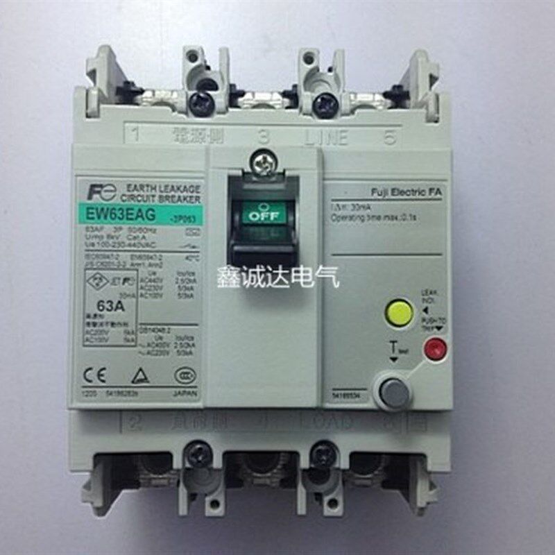 议价原装富士空气开关漏电保护器EW63SAG 3P 40A现货特价销售