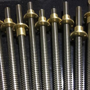 极速丝杆精密调2梯形丝杠t形丝杆升杆螺降 S25 3质可定 tr16