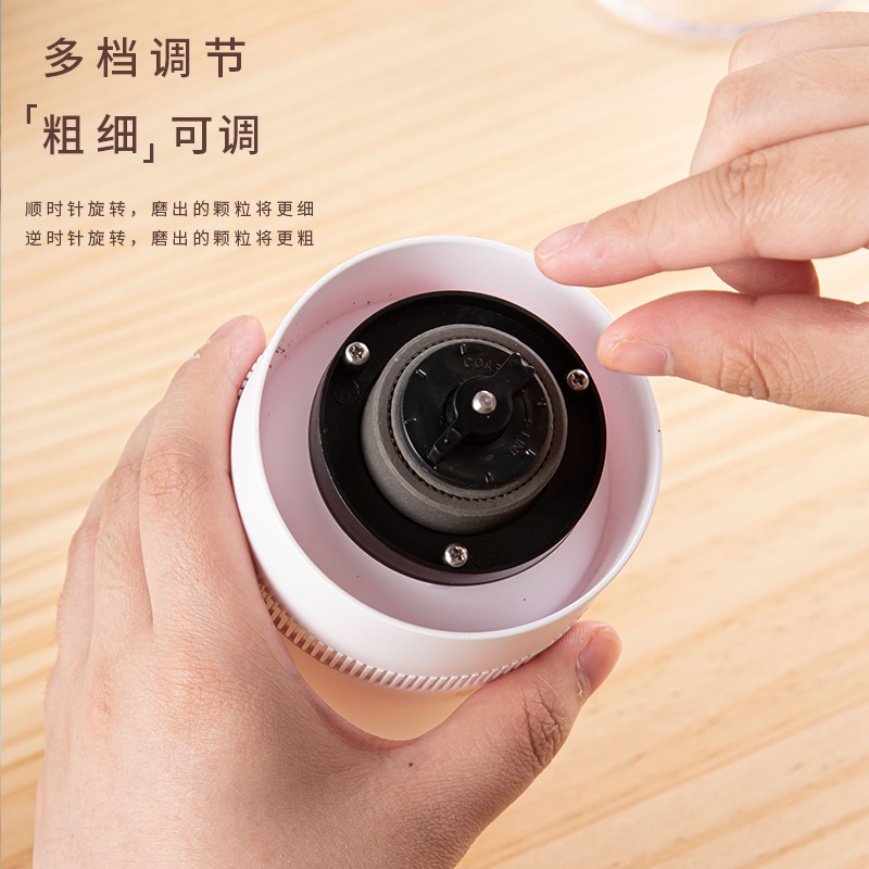 咖啡豆研磨机家用全自动手磨小型电动磨豆机手动咖啡研磨器便携