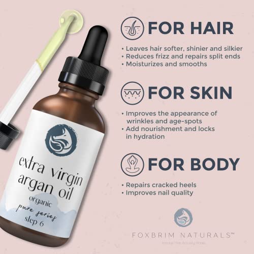 Pure EXTRA Virgin Organic Argan Oil From Morocco - USDA Cert