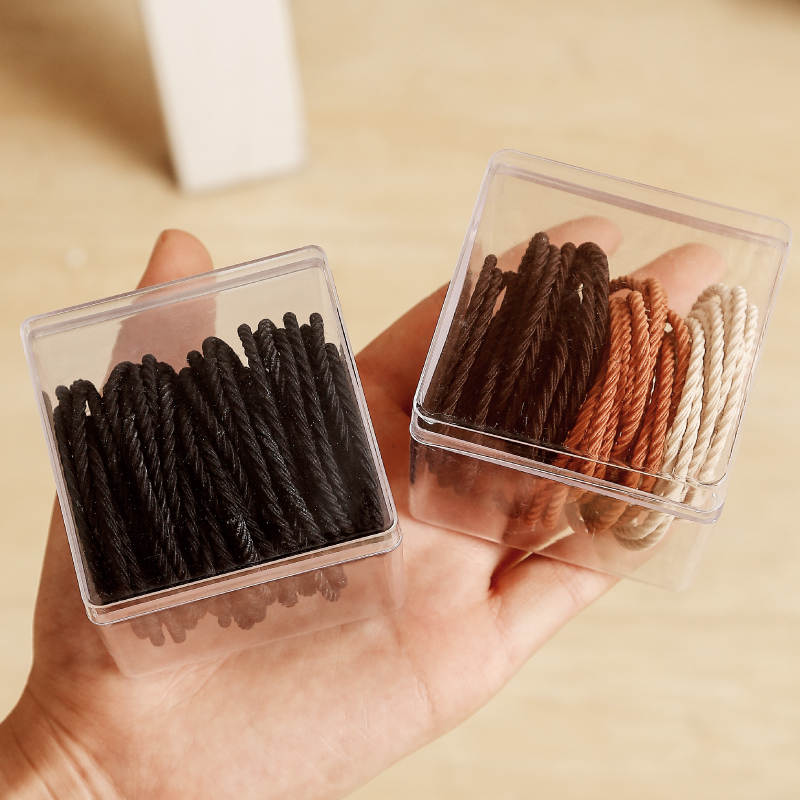 高弹力头绳耐用皮筋扎头发皮套学生简约发圈儿童橡皮筋女生用发绳