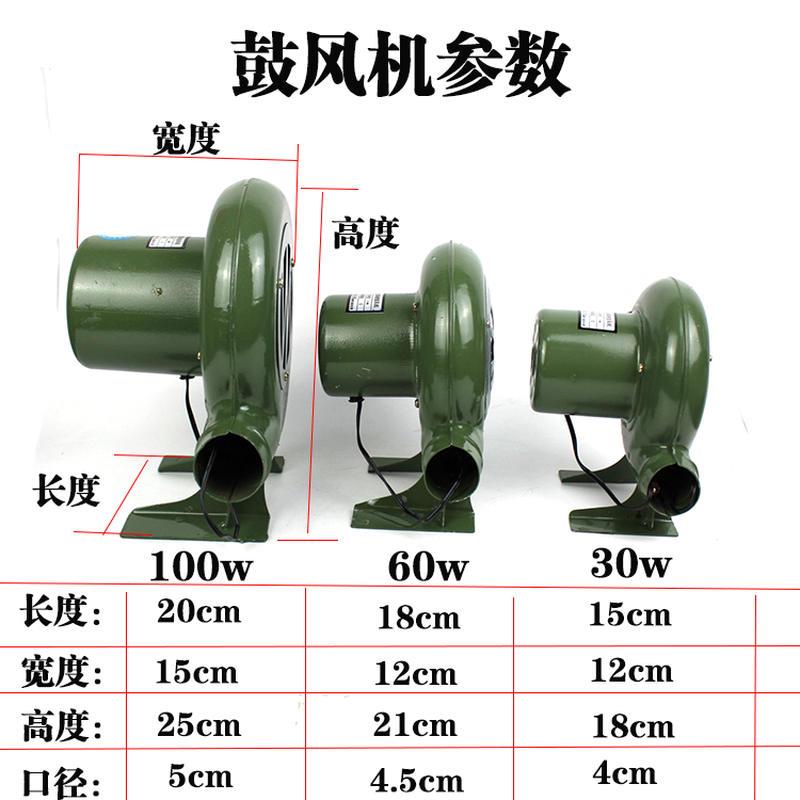 交直流电动调速鼓风机烧烤小型 220V12v鼓风机家用100W30W60W包邮