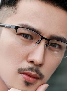 电焊眼镜焊工专用防辐射眼镜男防蓝光辐射抗疲劳新半框平光镜Y605