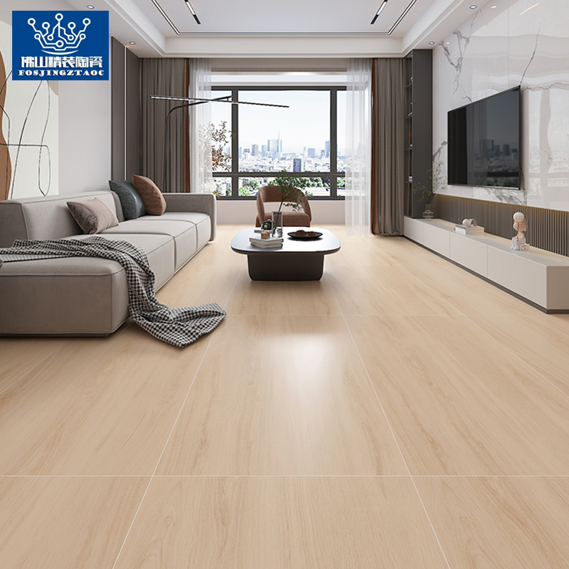 广东瓷砖仿实木纹地砖600x1200客厅阳台卧室防滑地板砖黄色木纹砖