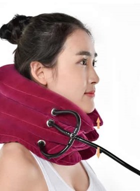 3 Layers Relax Soft Air Inflatable Pillow Cervical Neck Hea