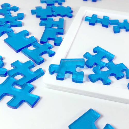 极速Jigsaw Puzzle 29 Blank Plastic Hard Complex las logic IQ