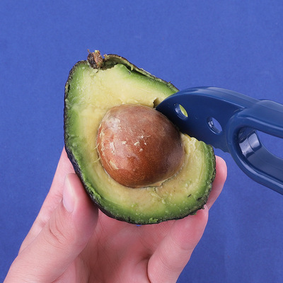 好货3-in-1 Avocado Slicer Shea Corer Butter Fruits Peeler Cu