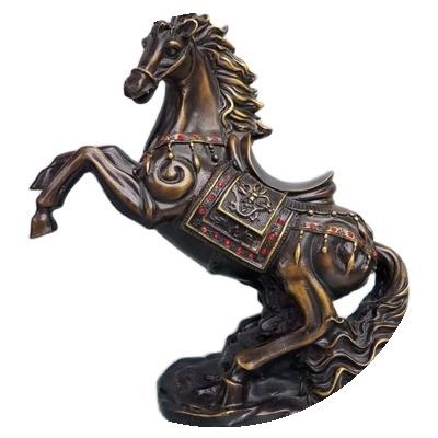 極速銅馬擺件純銅生肖馬到成功馬上贏招財馬家居風水裝 飾喬遷開業