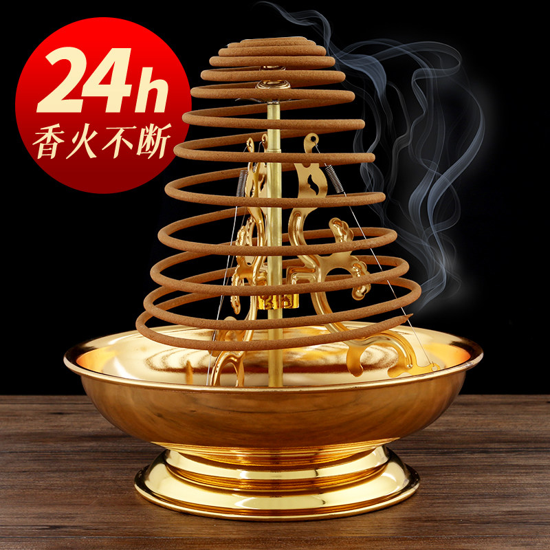 24小时盘香架金属防潮供佛堂