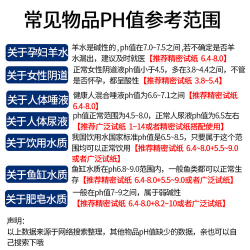 富阳新星广泛试纸ph试纸人体尿液酸碱度水质土壤鱼缸精密ph值测试