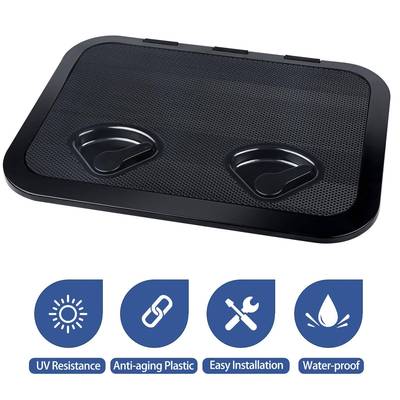 船用方长形甲板盖手孔盖玻璃钢船游舷窗开箱盖储物箱盖长440*15