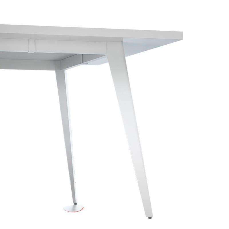 会议室长方形白色会议桌长条桌培训桌公桌椅组合接待桌简约现