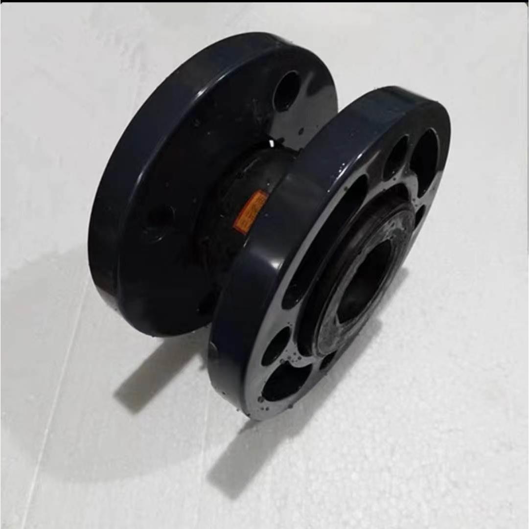 PVC-U法兰橡胶软接头可曲挠膨胀节PVC阀门管道软连接减震器避震喉
