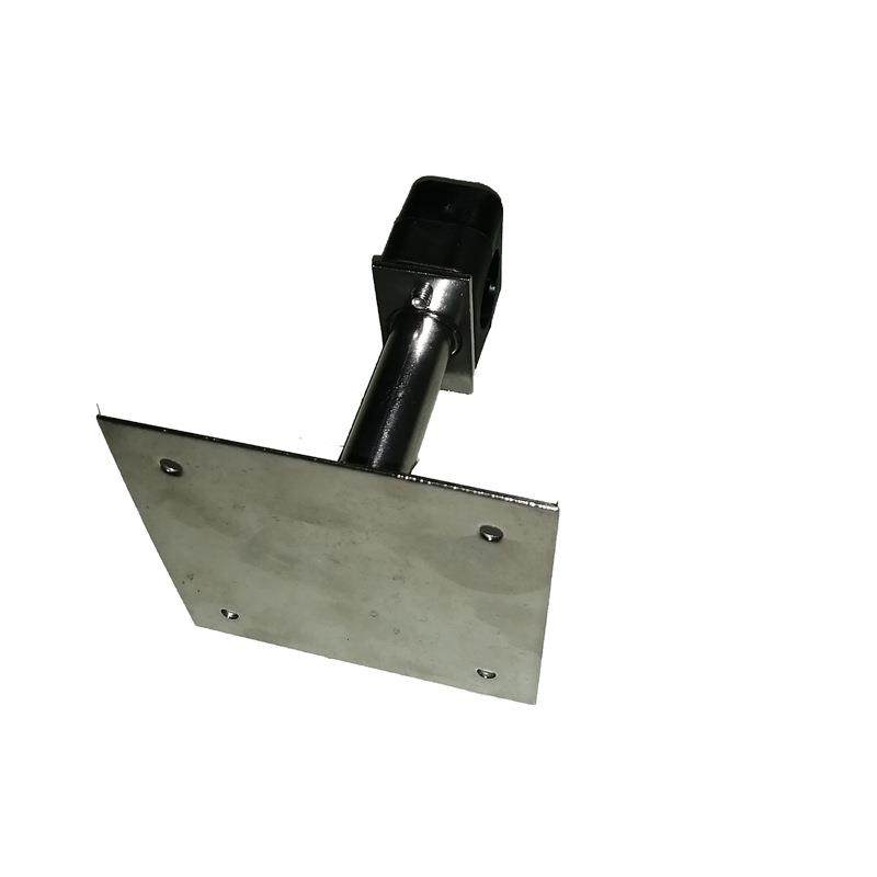 不锈钢支架方板底座胶木管夹管卡子卫生级固定管箍