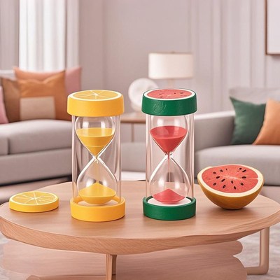 时间流沙瓶沙漏计时器儿童防摔塑料小学生写作业半小时自律神器