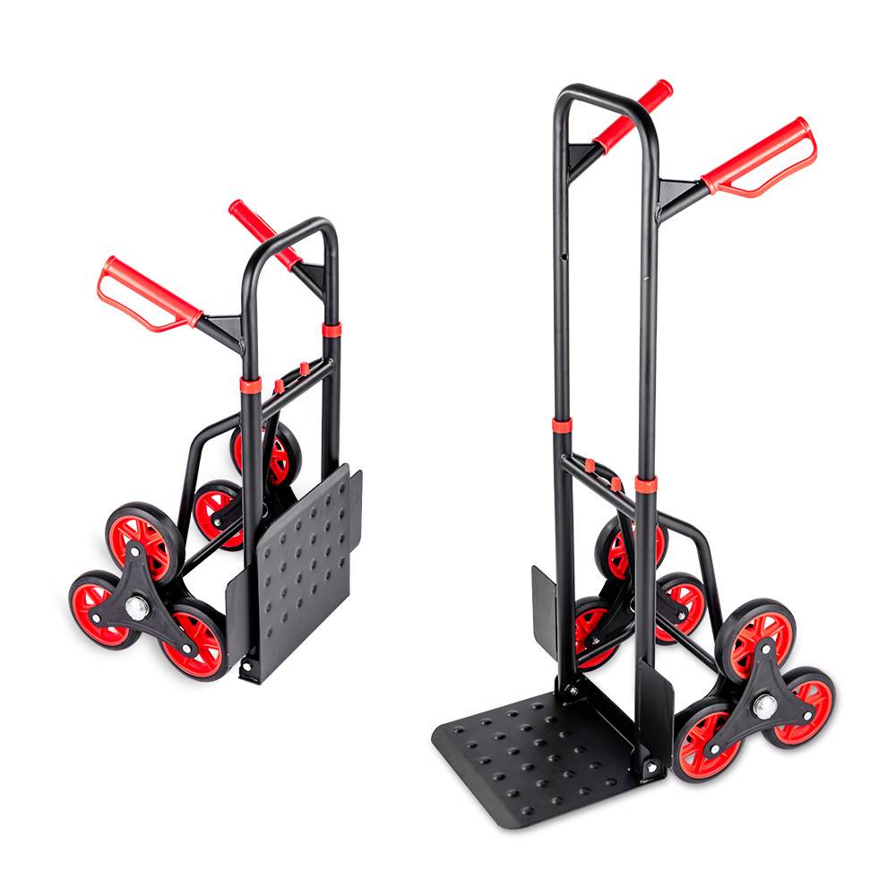 多功能加厚钢制手推车可爬楼超高载重应对家用商用多种场景平板车