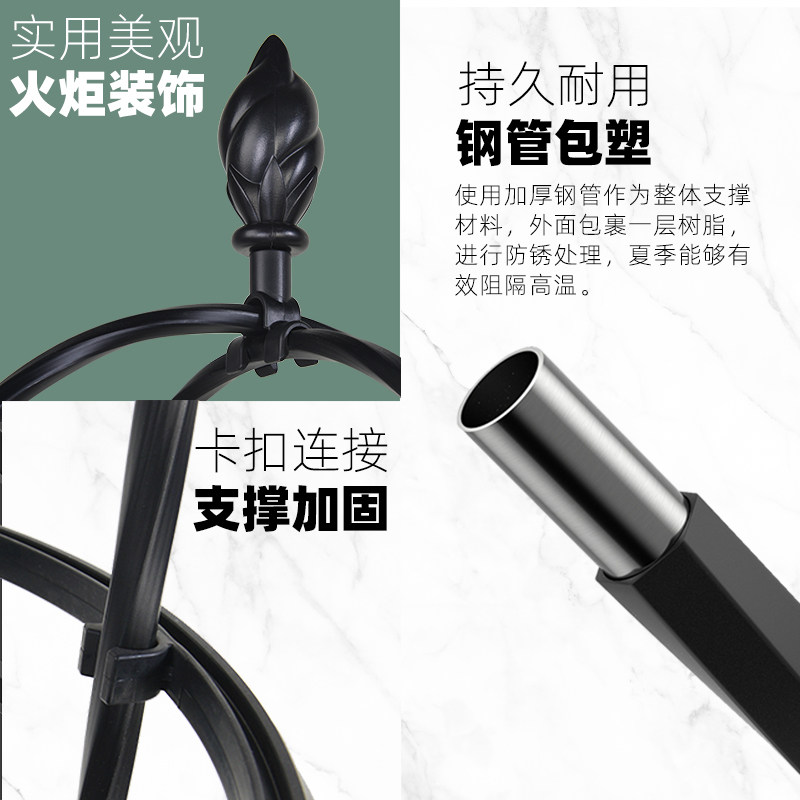 现货速发花园月季爬藤架铁线莲架子庭院欧月植物花架支撑杆牵引攀