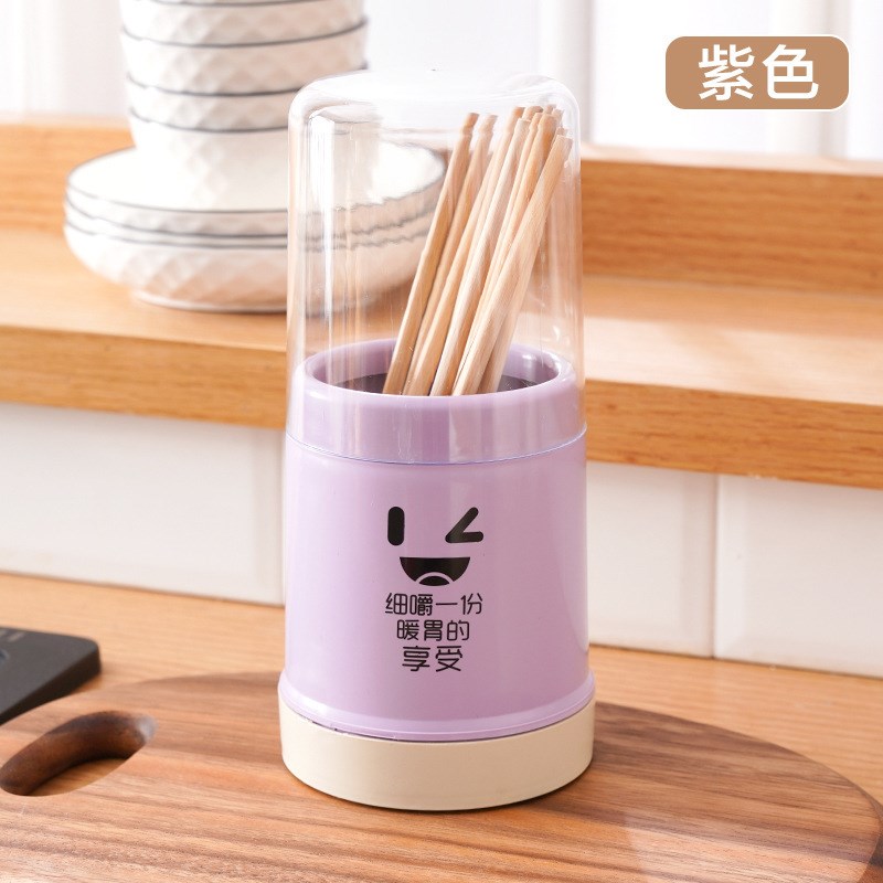速发带盖防尘筷子物筷笼沥水房子笼塑料家用厨筷筷子盒置筒架收纳