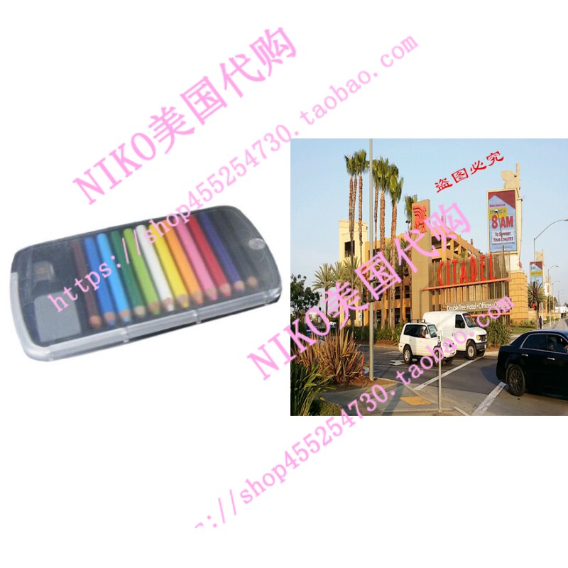速发 USA Japaese  d Pils I Case With Eraser A