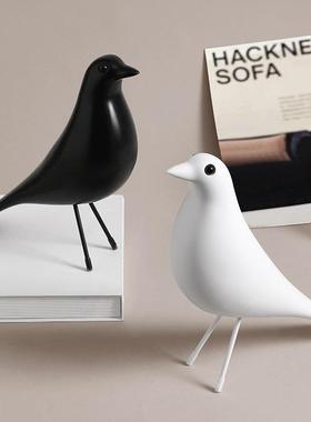 简约创意北欧小鸟摆件动物客厅办公室桌面家居书柜装饰品摆设艺术