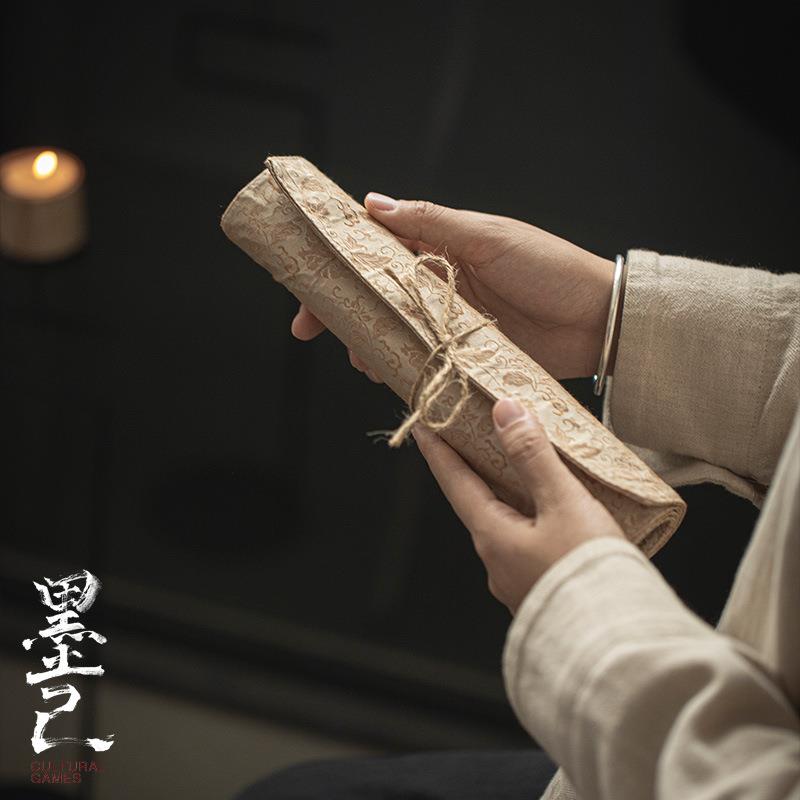 墨己 新中式茶席锦缎禅意布艺茶席茶几桌布现代简约棉麻茶布桌旗