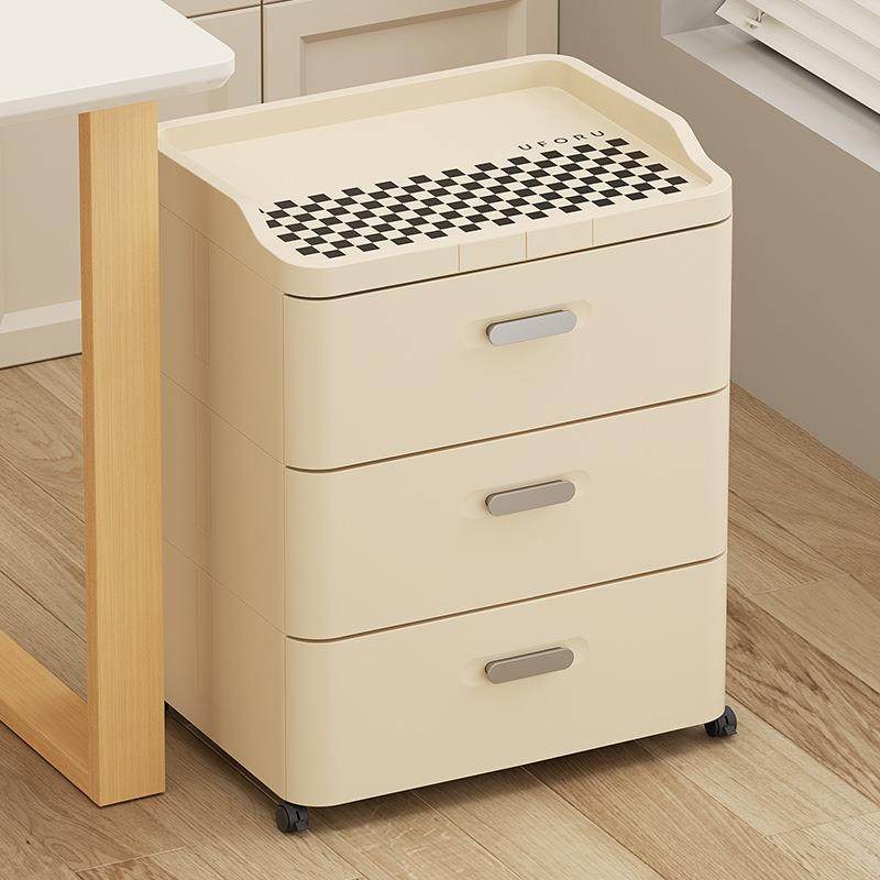 书桌写字台桌下收纳柜抽屉式储物五斗柜办公室置物柜可移动文件柜