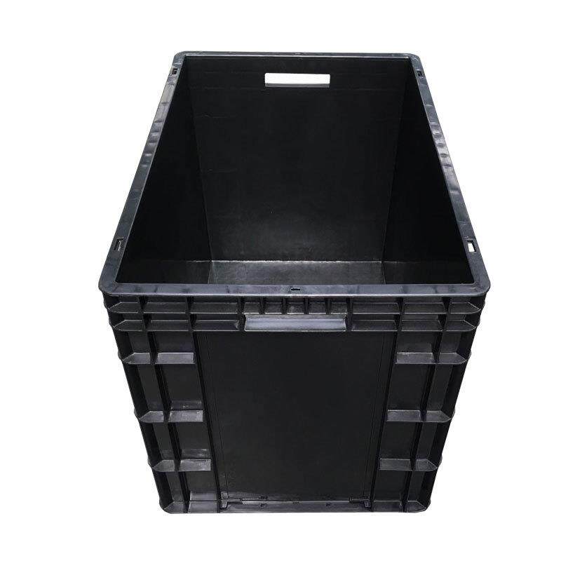 eu4644物流箱外径600*400*440汽车配件箱EU箱防静电