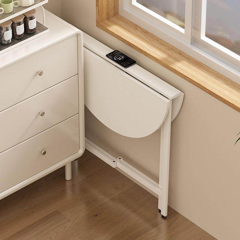 移动折叠餐桌折叠桌多功能厨房省空间家用小户型简易吃饭桌子