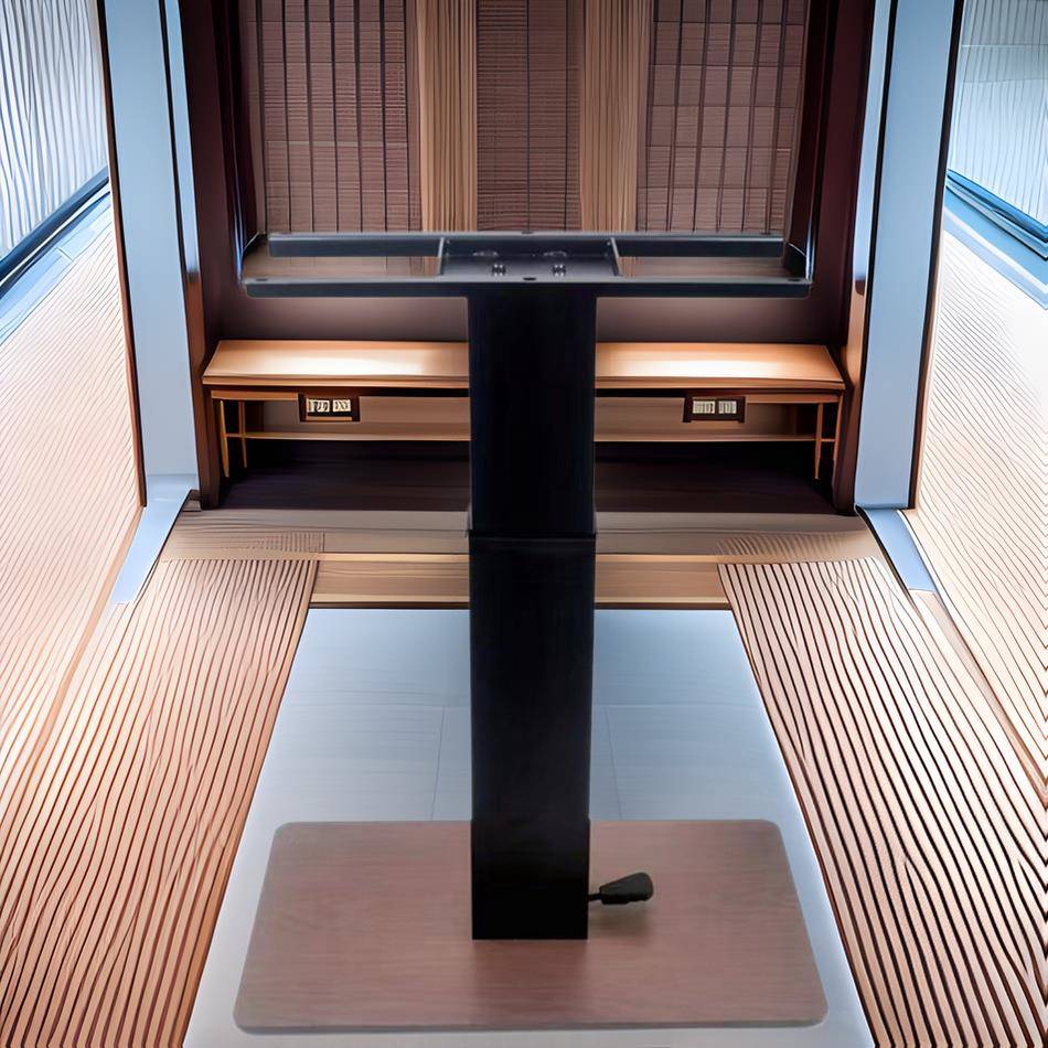 B22脚踏式榻榻米升降机榻榻米升降器茶几升降桌桌面铁简易升降架