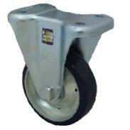 J-CTA01-D150-UJ6寸黑色聚氨酯固定轮YHD脚轮防静电脚轮