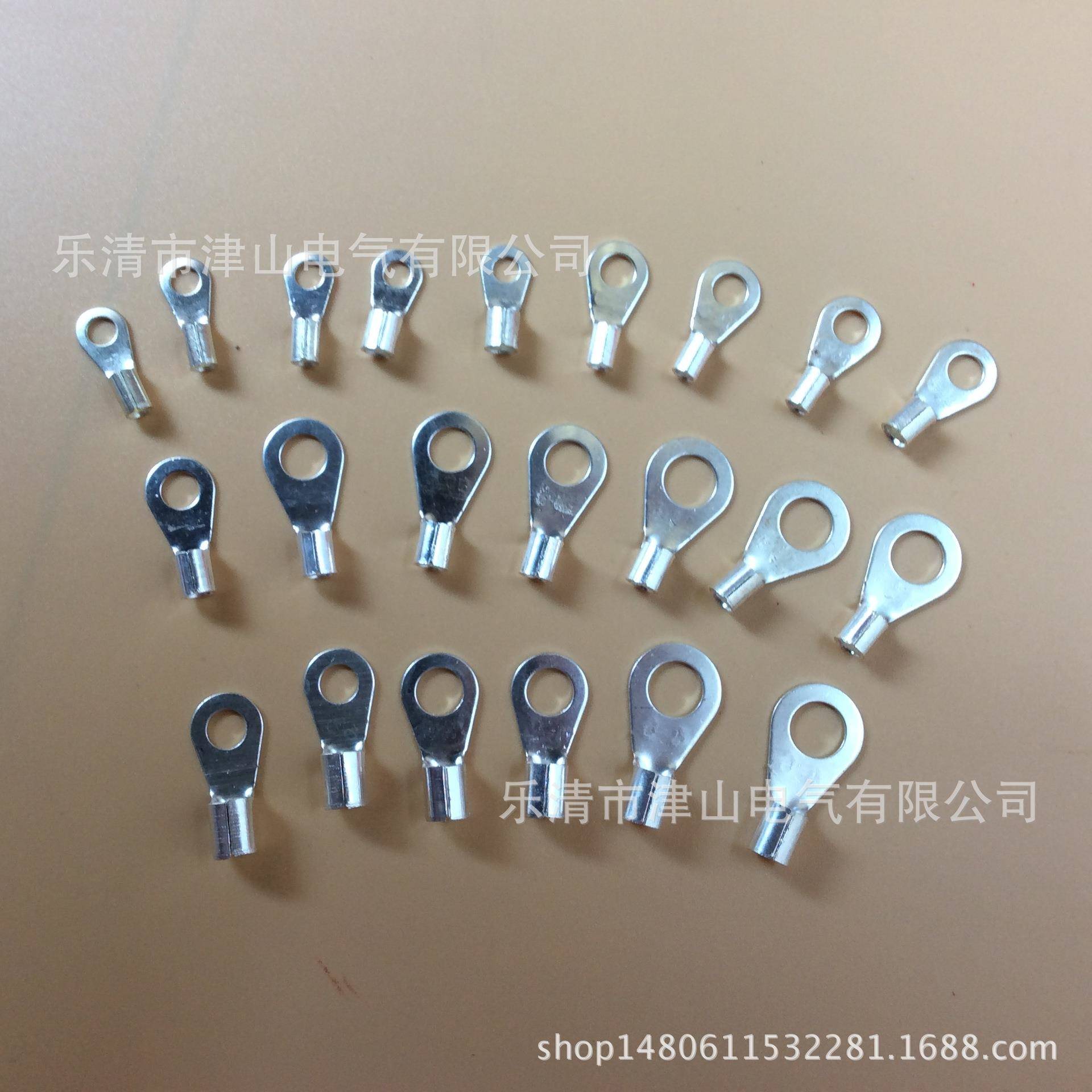 供应圆形裸端头OT铜端子OT10-12圆环接线端子圆环接地端子