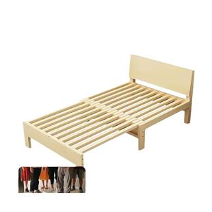 全实抽式沙发木床伸缩式阳台沙发床两用拼接床多拉功抽YVF能两用