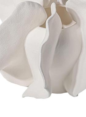 创意轻白奢色花厅瓣艺术花HAJ器民宿样板间售处餐客厅楼家居花瓶