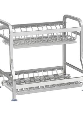 04不锈碟架沥水架SW225厨房收纳碗碗架盘子架碗筷收纳盒置物架3钢
