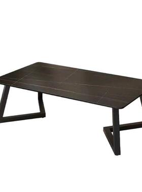 轻奢茶几电视厅柜组合家用43034端高现代客大户新款长方形岩板茶