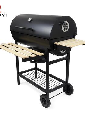 商业庭院火炉烧外碳烤炉烤家用烟户烧烤架野餐烤无串聚BQ205#38会