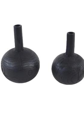 厂家摆销售手工新中式宿黑色碳化木件创意民质酒店别墅艺术装2010