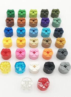 M乐OC颗粒2x2圆柱砖兼容小高61433941科装教益智拼积96999木配件