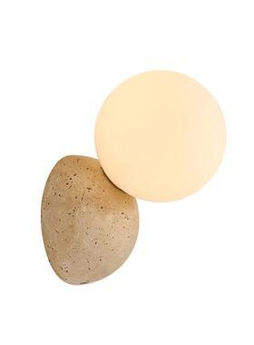 日式意圆球道黄洞石壁背北欧简约客厅59302景墙创灯过阳台灯卧室