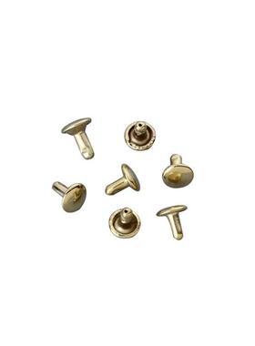 锈钢单MNE双面铆m钉箱包黄铜铁制金属子帽钉7*7m服饰不蘑菇撞母钉