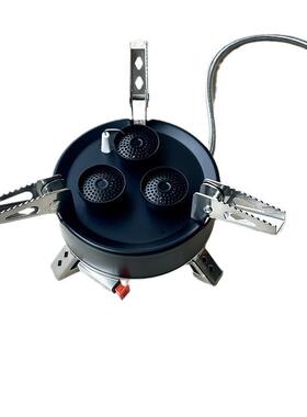 户外炉烧烤炉式炉可卡折叠具燃气猛火炉F6006丁烷气罐炉头炉便携