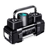 载车充气285汽泵双气缸高压便携式 小轿车轮胎车用打泵筒电动12V