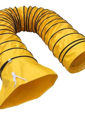 橙黄色风殖管养场猪舍风管机场船舶厂隧道导风P排VC伸缩通风筒