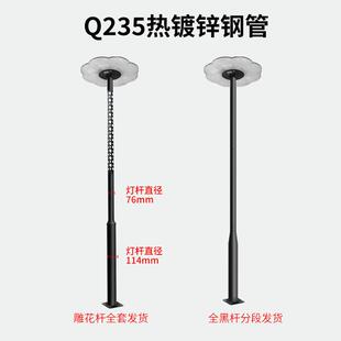 0L58536阳太能户区外一灯体式超亮防水家用庭院灯别墅高杆灯小公