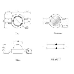 led光子美理疗容流P灯板嫩VJU肤仪红光红外红蓝光CBA仿明大功率灯