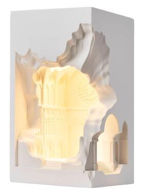 嵌入灯式23098角壁过道关走廊装墙饰氛围石膏玄灯