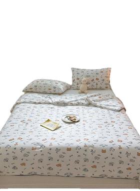 冰童凉感夏凉可被空调被单人夏季学生丝儿双人FUS机洗夏被