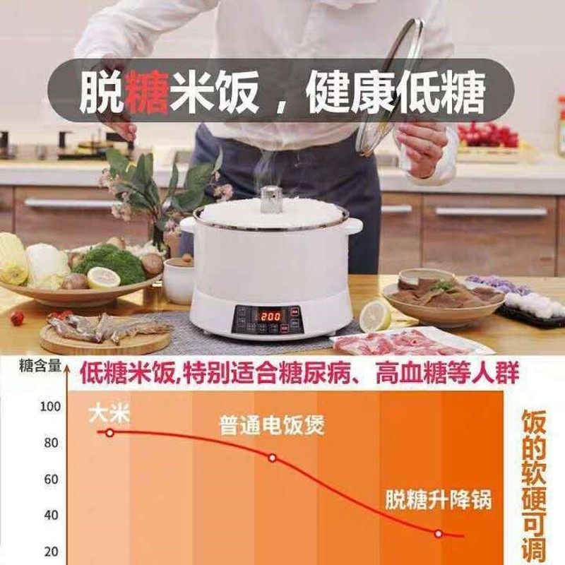 速发脱糖饭煲脱糖蒸饭神器脱糖电饭锅降糖米饭锅脱糖饭煲多功能脱